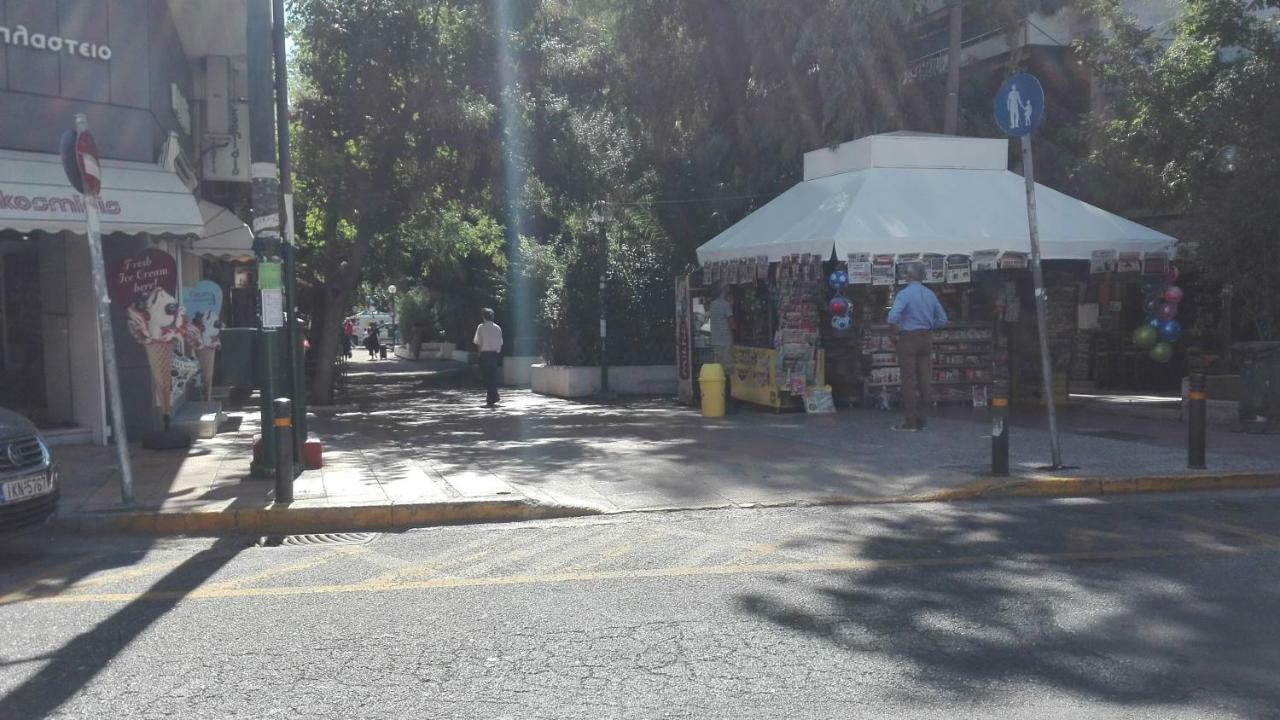 Ferienwohnung Just 9 Min From Acropolis Athen Exterior foto